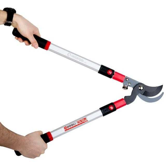 Сучкорез садовый с телескопическими ручками. INTERTOOL FT-1115. Новий.