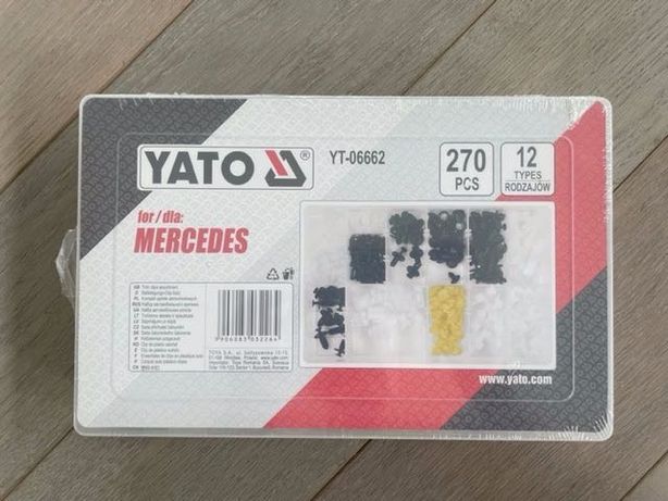 yato komplet spinek samochodowych mercedes 270 sztuk yt-06662