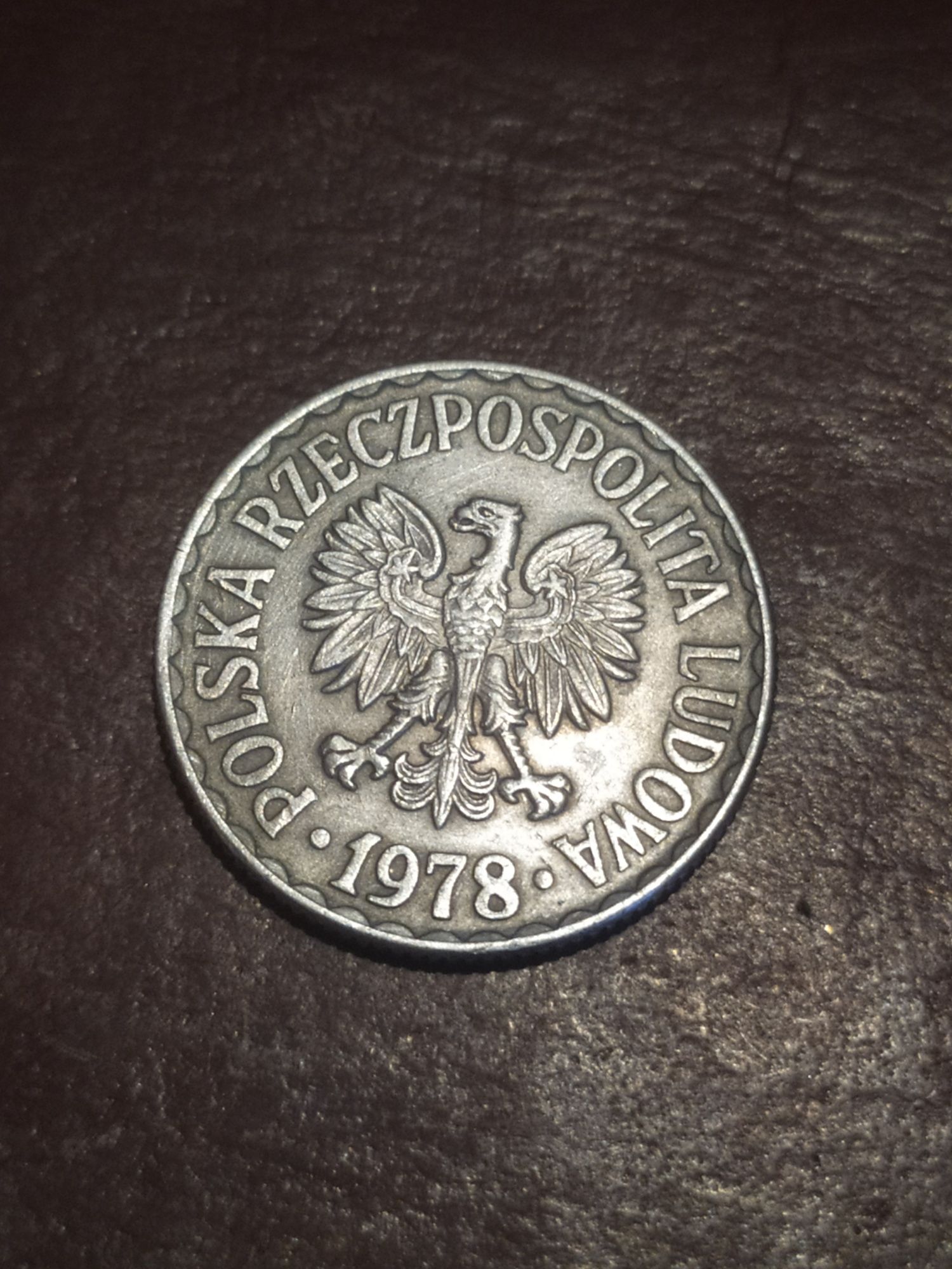 1zł 1 złoty złotówka 1978 rok bez znaku mennicy STAN