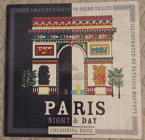 Książka do kolorowania "Paris night & day"