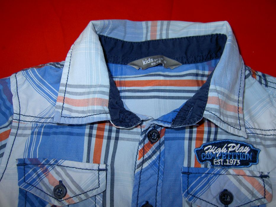 Bluzka (koszula) z krótkim rękawem dla chłopca 86-92cm