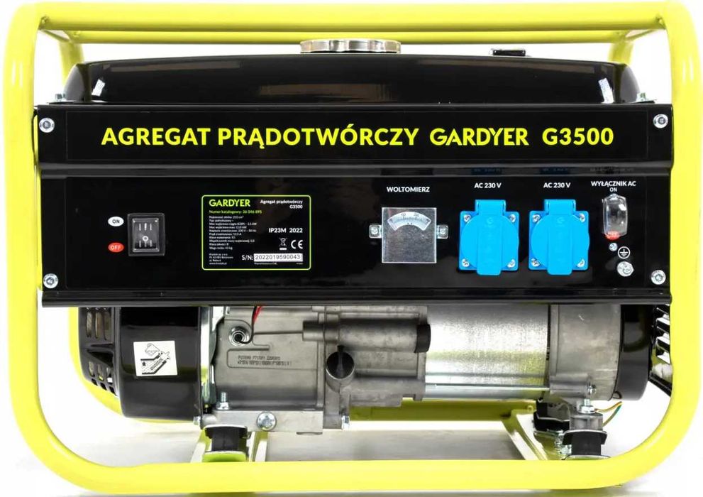 Бензиновий генератор 3.1 кВт - 3.5 кВт Gardyer G3500 електрогенератор