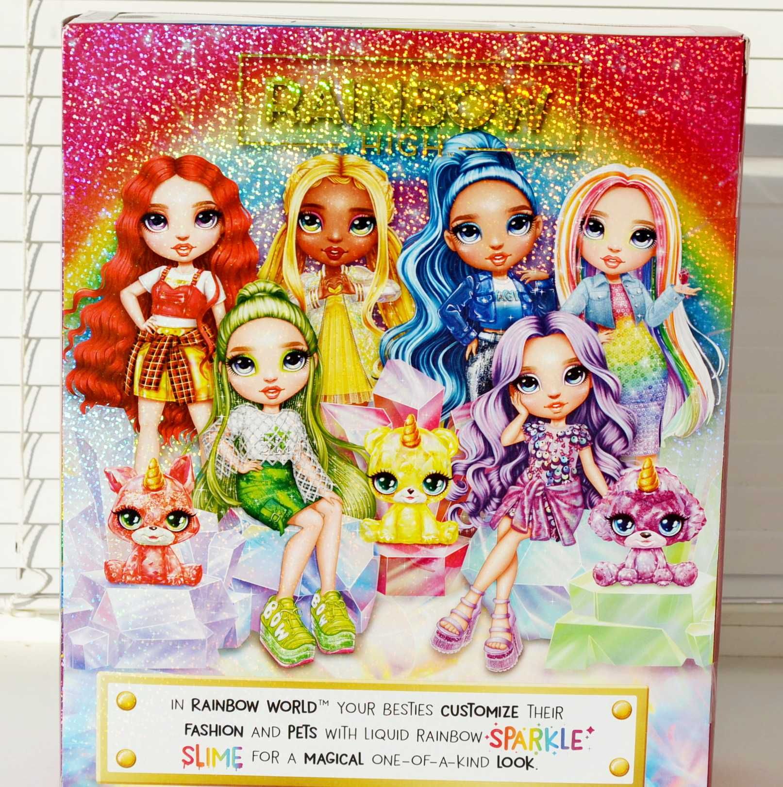Лялька Rainbow High Sunny Slime Kit Pet рейнбоу хай санні слайм кукла