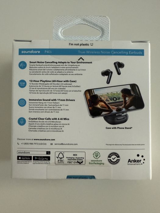 Навушники Anker SoundCore P40i TWS Black