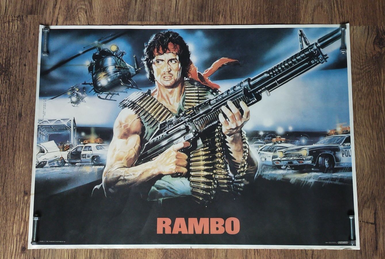 Plakat filmowy RAMBO Pierwsza Krew Stallone