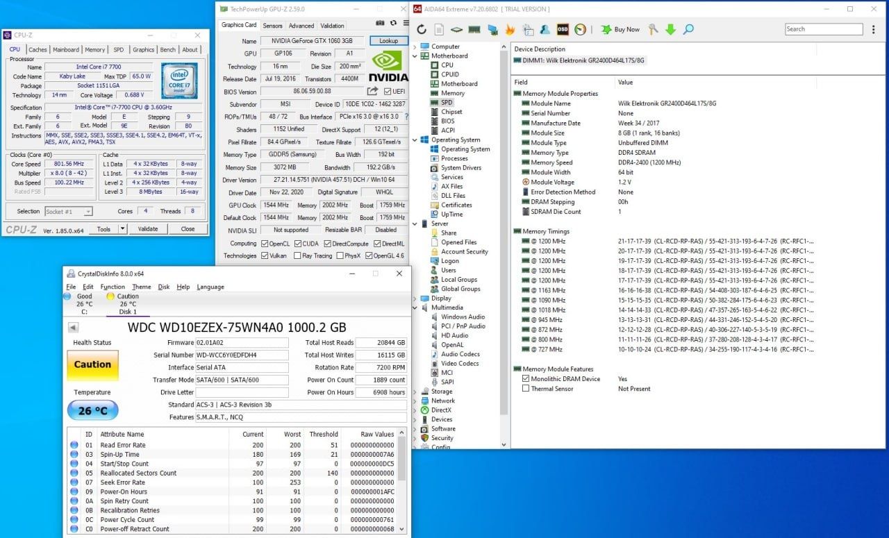 Ігровий комп'ютер(I7-7700 GTX 1060)