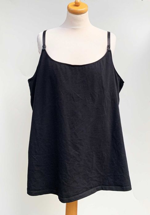 Bluzka Czarna Koszulka Do Karmienia George Maternity 50 5XL