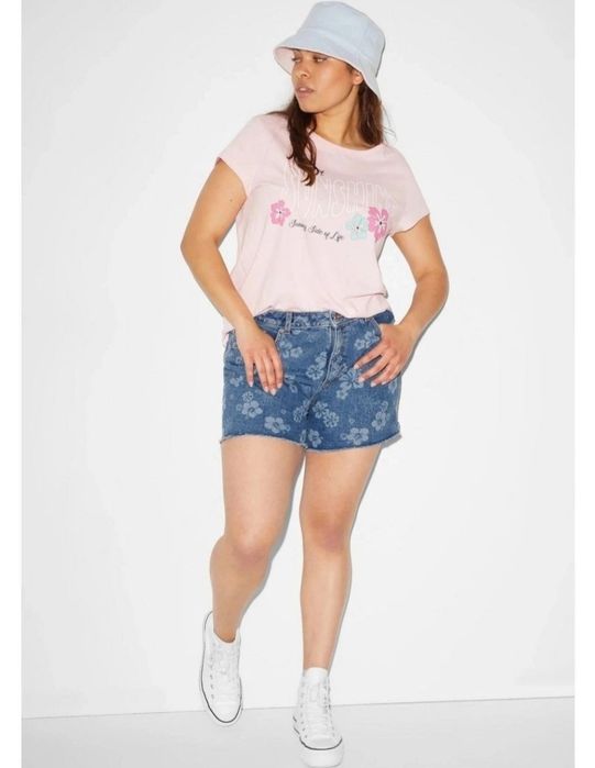 Шорти джинсові жіночі C&A 48 європейський