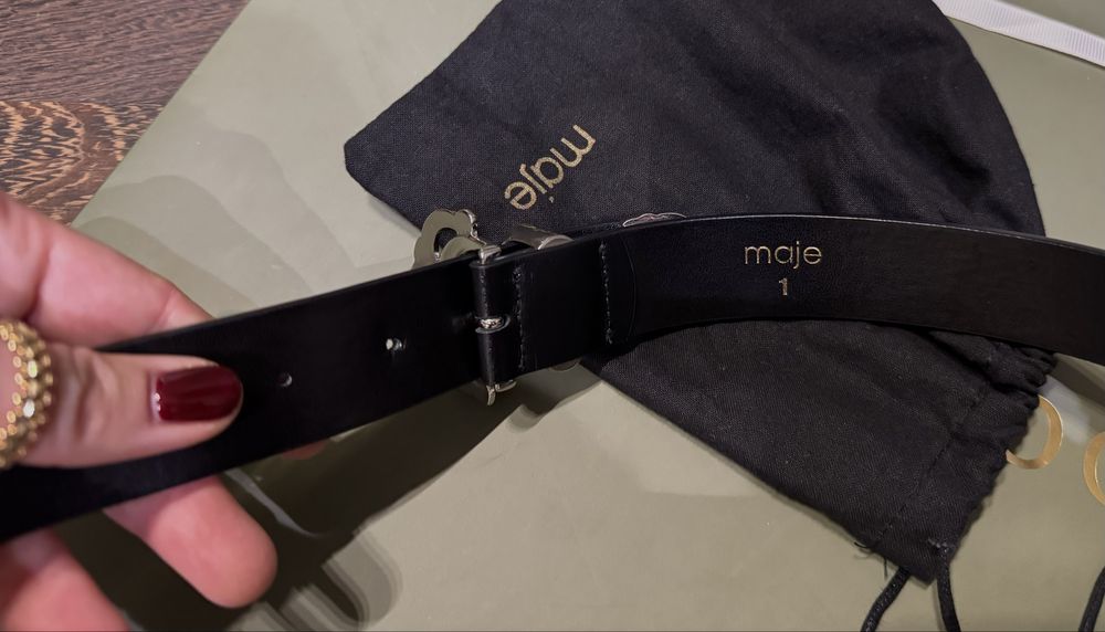 Ремень Maje кожаный