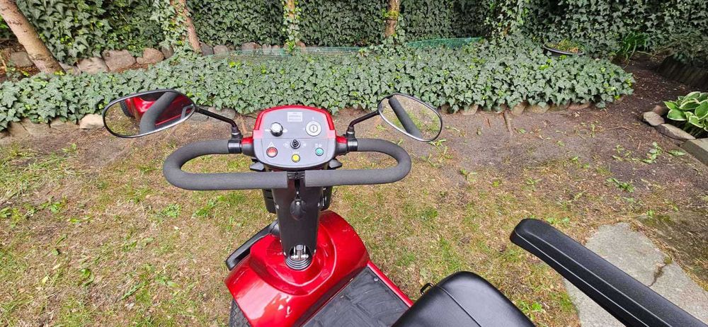 Wózek / skuter elektryczny Rider II kolor czerwony