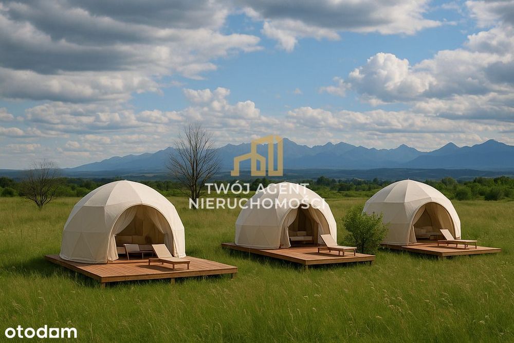Działka z widokiem na Tatry 50 ar Odrowąż Glamping