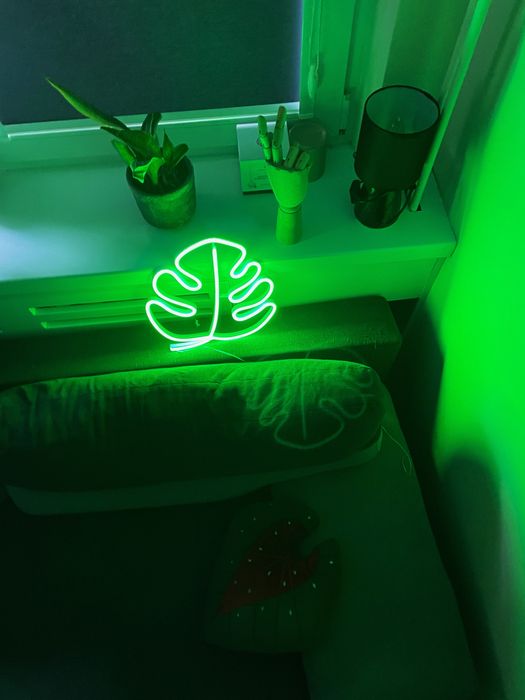 Monstera Neon LED nowy lampa lampka neony oświetlenie Gdzie Jest Neon