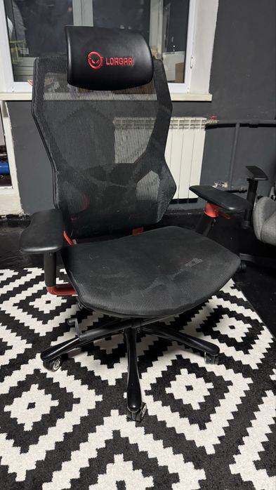 Крісло ігрове LORGAR Grace 855 (LRG-CHR855RB) червоно-чорний