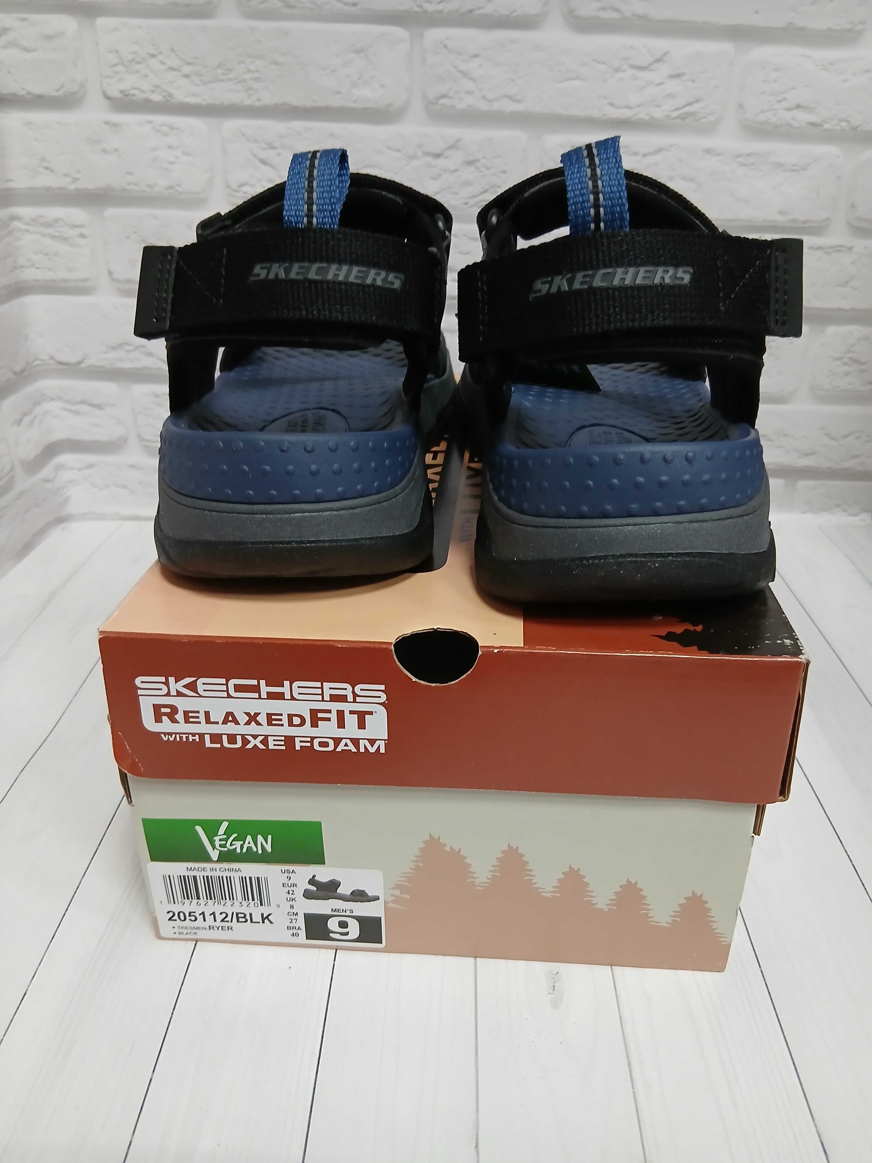 Чоловічі сандалії Skechers Tresmen 205112 BLK