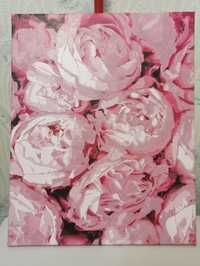 Продам готову картину за номерами "Рожева ніжність"
