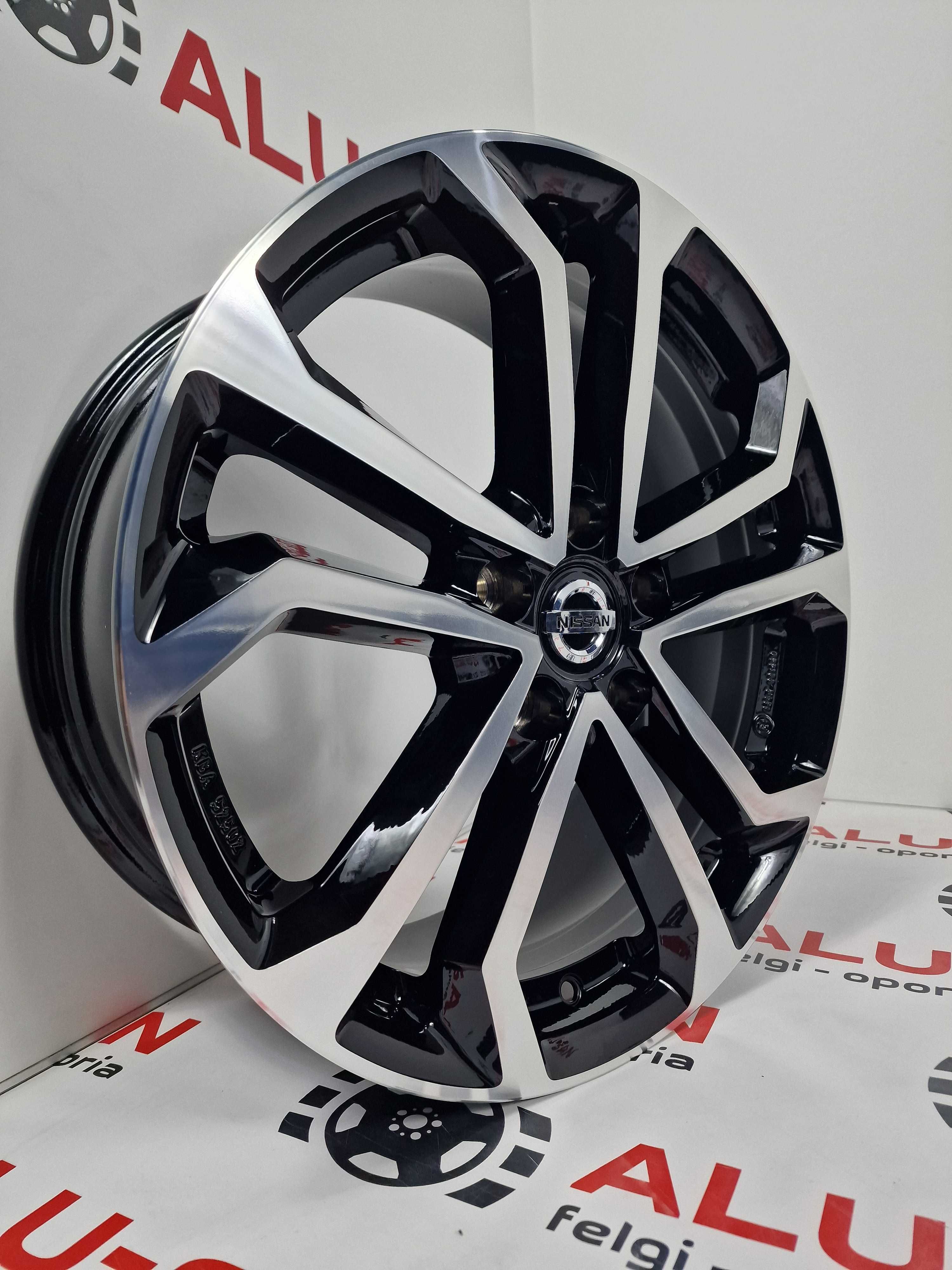 NOWE alufelgi NISSAN 18" 5x114,3 Juke Primera Qashqai - Czarne