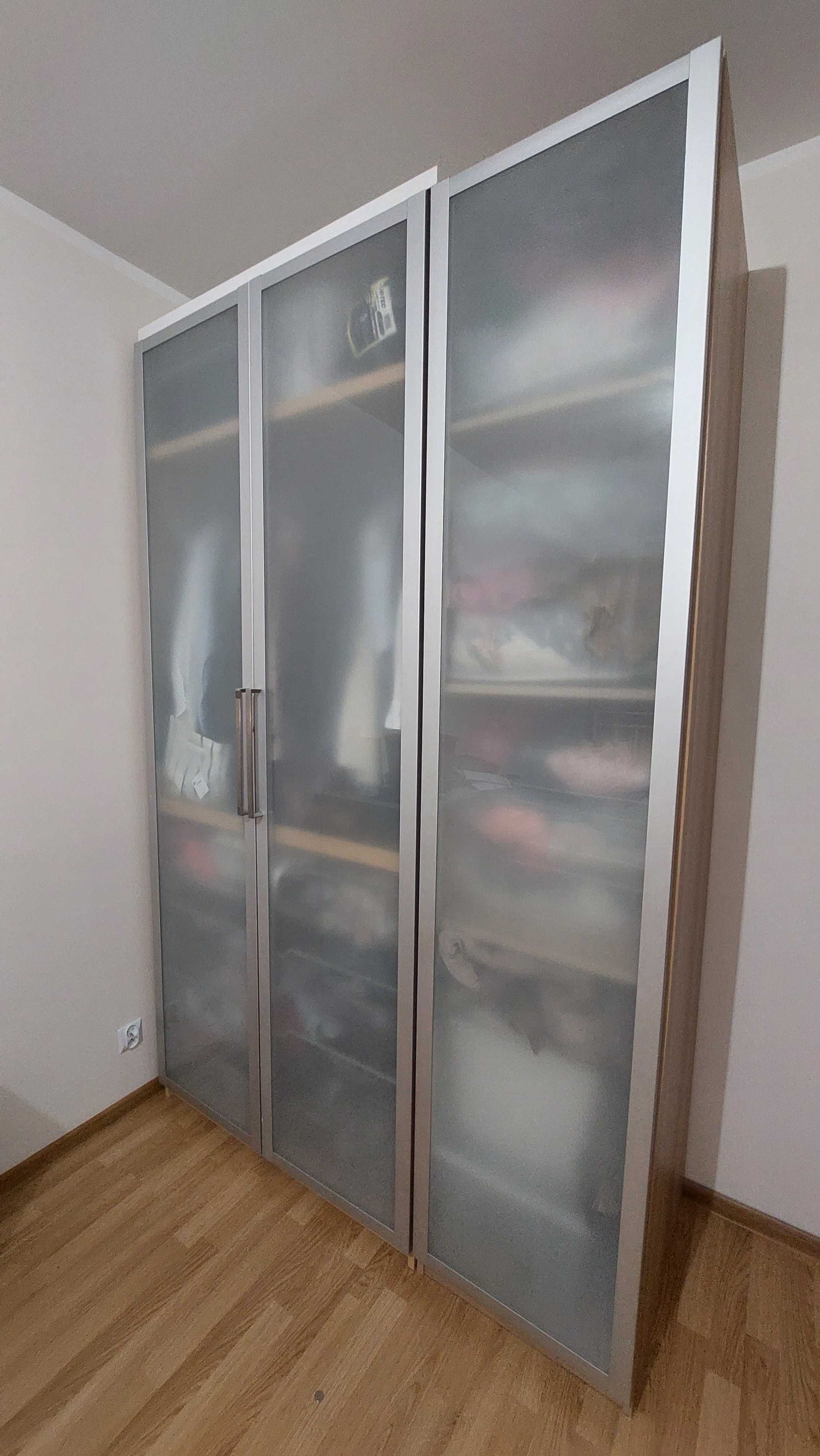 Drzwi do szafy PAX IKEA, mleczne szkło