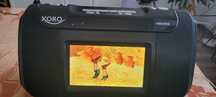 Boombox z ekranem radio telewizor odtwarzacz dvd z ekranem 7"