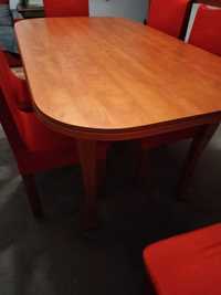 Stół rozkładany plus 6 krzeseł