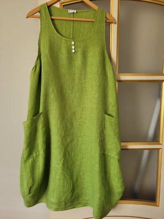 Костюм,сарафан льон.