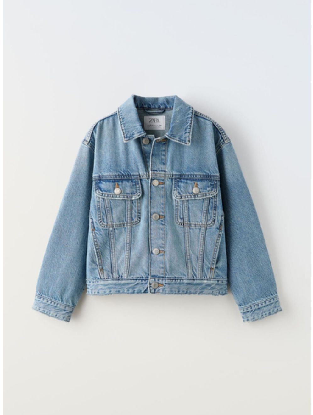 Джинсова куртка zara 9р 134см