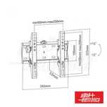 SUPORTE LCD/LED 23"/42" INCLINÁVEL