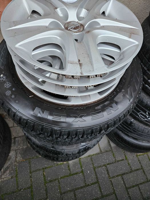 5x110 OPEL 4 x felga 4 x opona 4 x kolpak Komplet Astta J IV