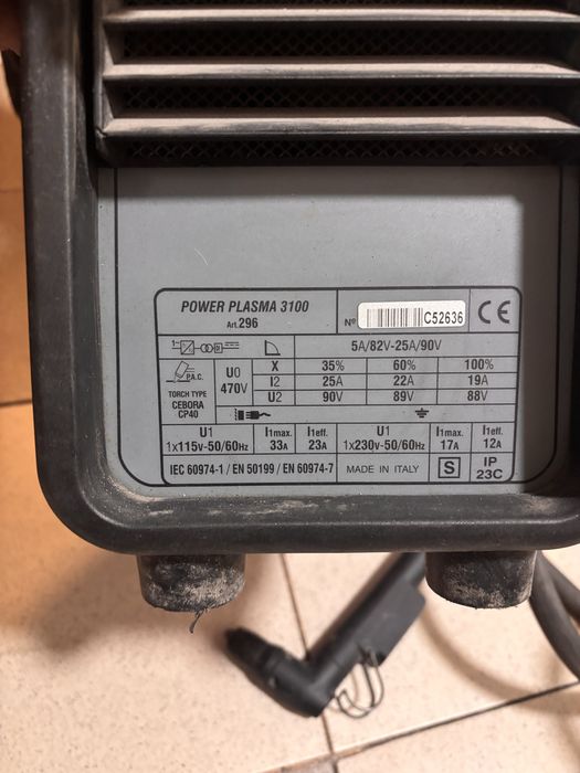 Przecinarka plazmowa do blachy