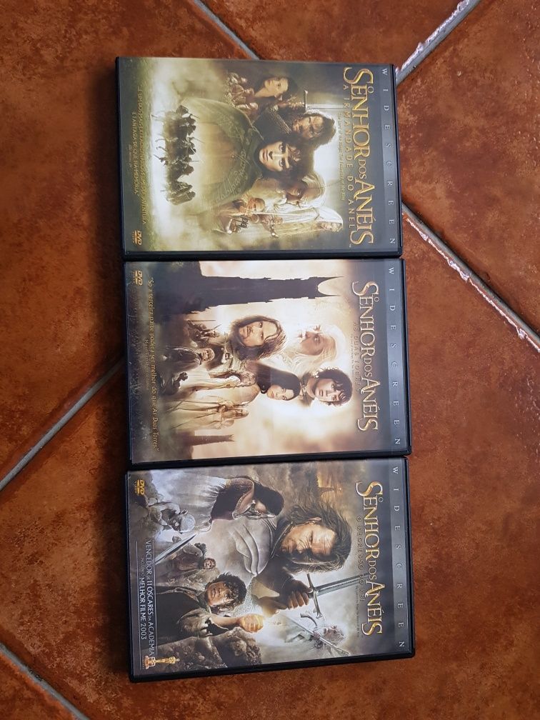 DVDs O senhor dos Anéis coleção de 6 dvds