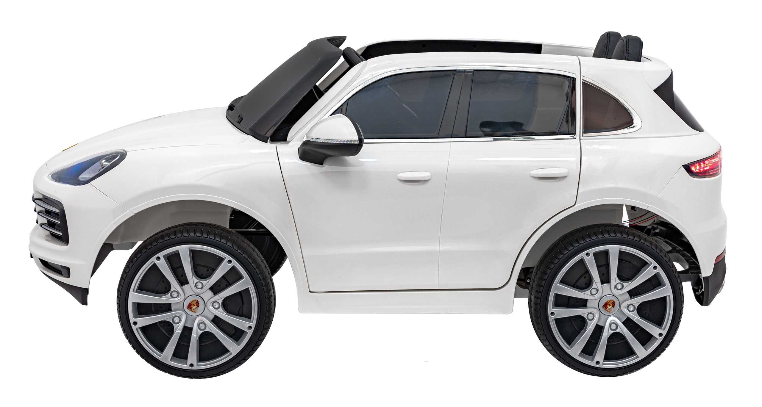 Autko Porsche Cayenne S na akumulator dla dzieci Lakier Biały