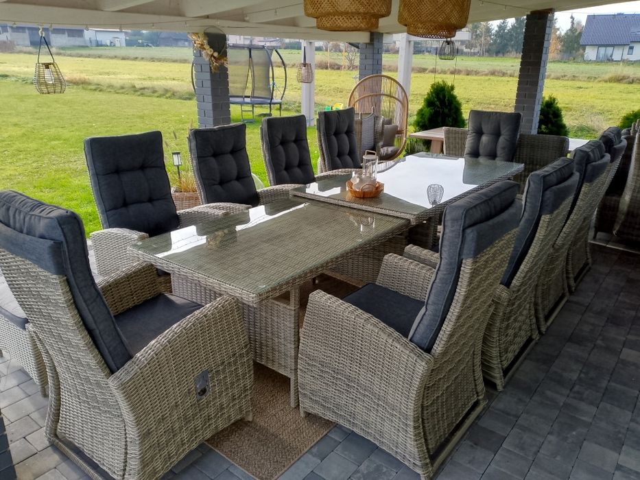 Meble ogrodowe, zestaw mebli ogrodowych Premium,12 osobowy!