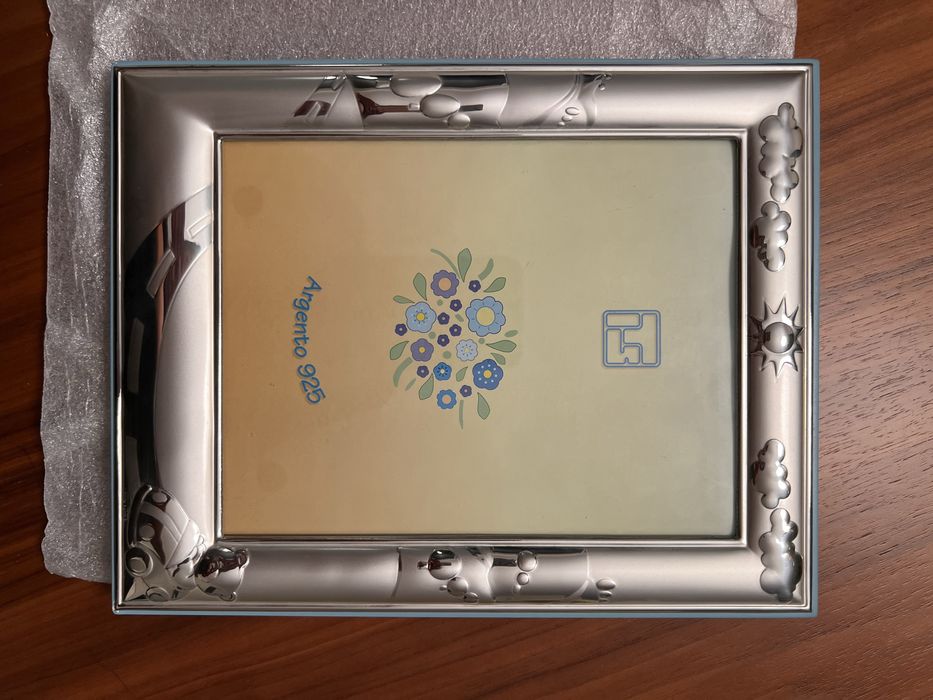 Moldura em banho de prata Argento 925