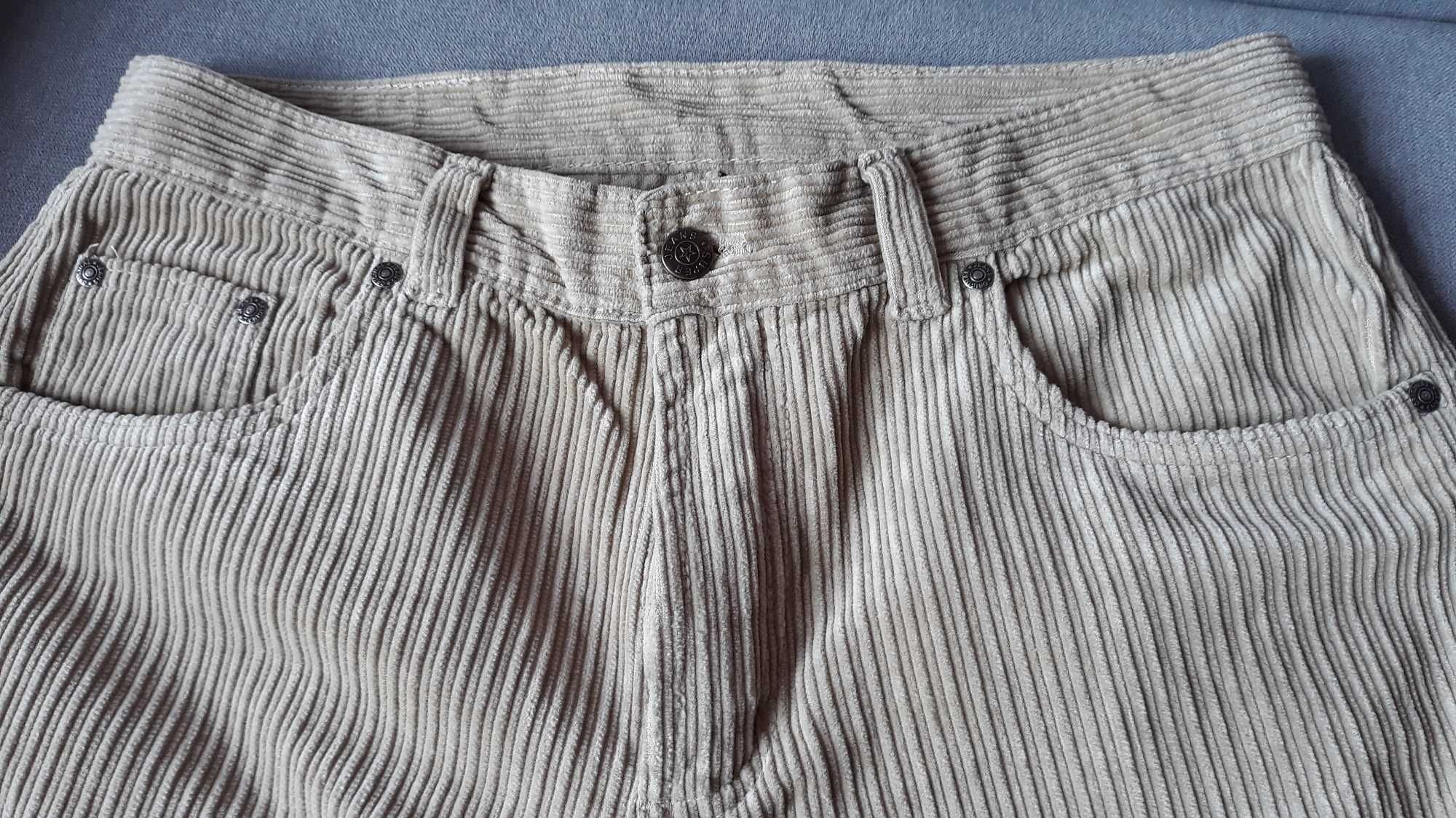[NOWE] Spodnie męskie sztruksowe M/L