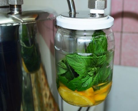 Słoikowy Odstojnik Aromatyzer Bimber Suchoparnik Destylator