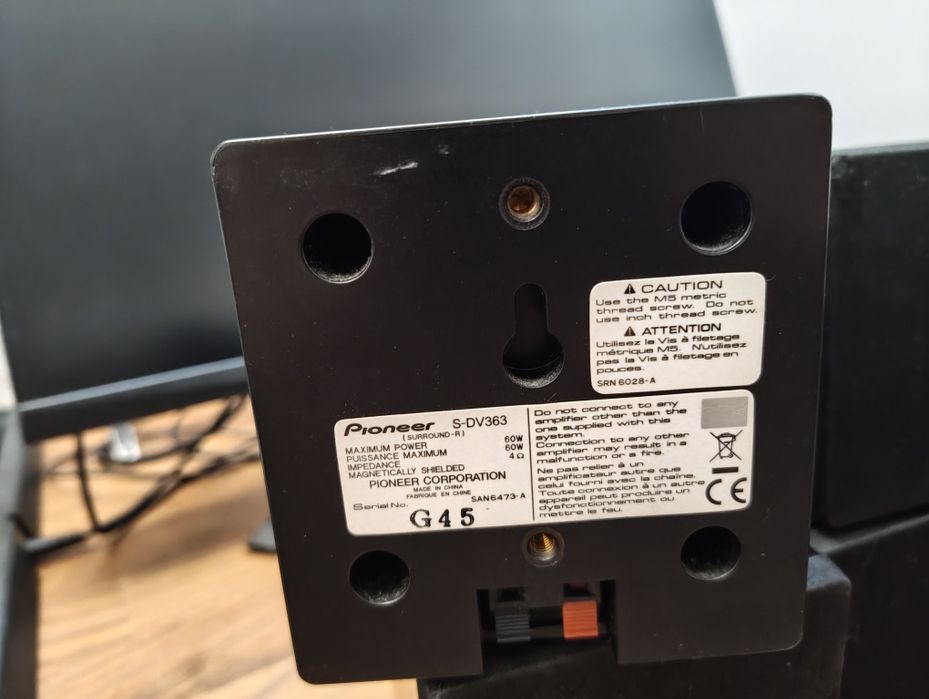 Colunas PIONEER + SUBWOOFER VINTAGE