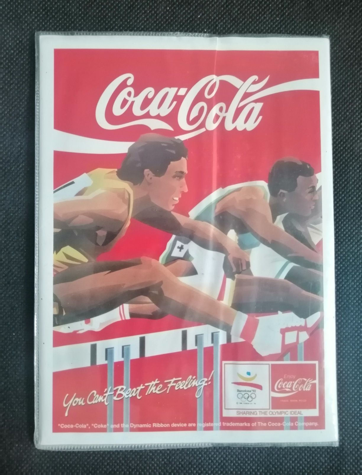 Mapas dos XXV jogos Olímpicos em Barcelona 1992 apoios TAP e COCA COLA