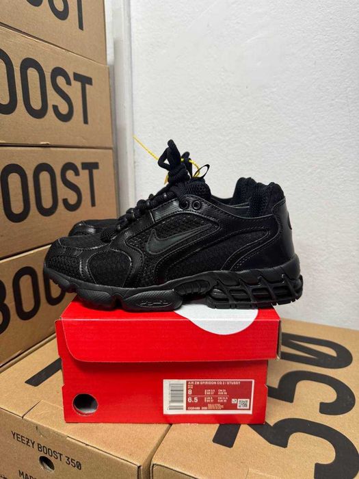 Мужские кроссовки Nike air Zoom x Spiridon black кожанные 41 42 43 44