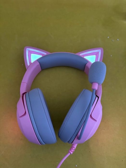 słuchawki nauszne razer kraken kitty v2 quartz