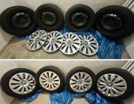 4 koła 15 cali 5x100, felgi z oponami Navigator 3 XL 185/60R15 r. 2023