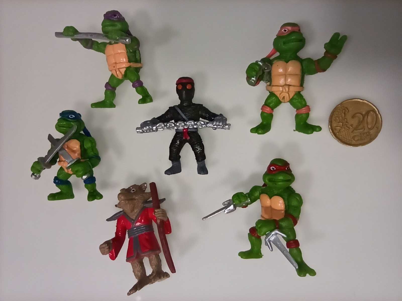 6 Bonecos Tartarugas Ninja Turtles