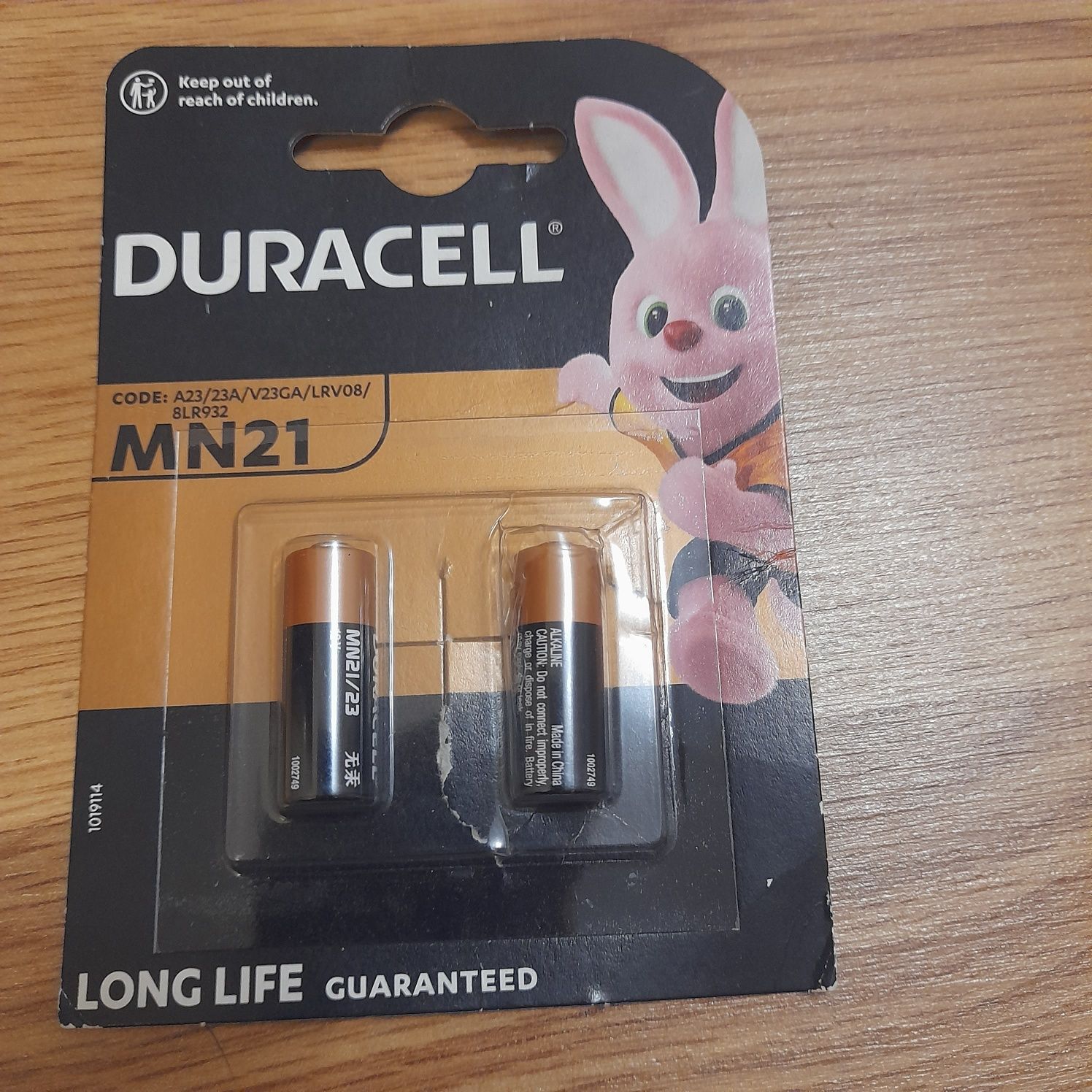 Батарейки Duracel MN 21