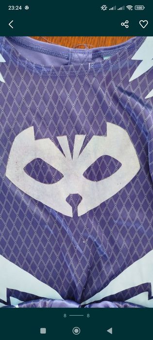 Strój karnawałowy pidżamersi 122-128 kostium