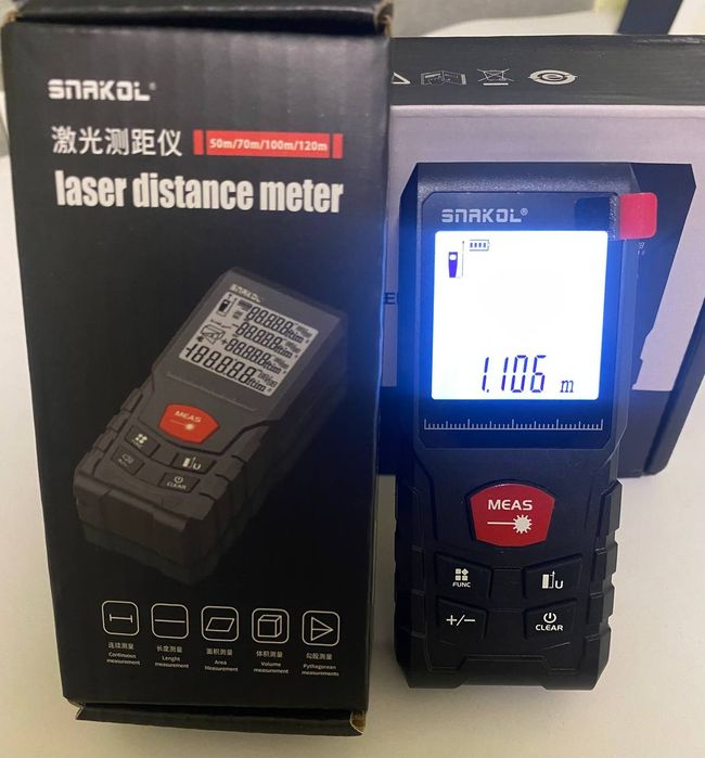 Продам лазерну рулетку 50 м.