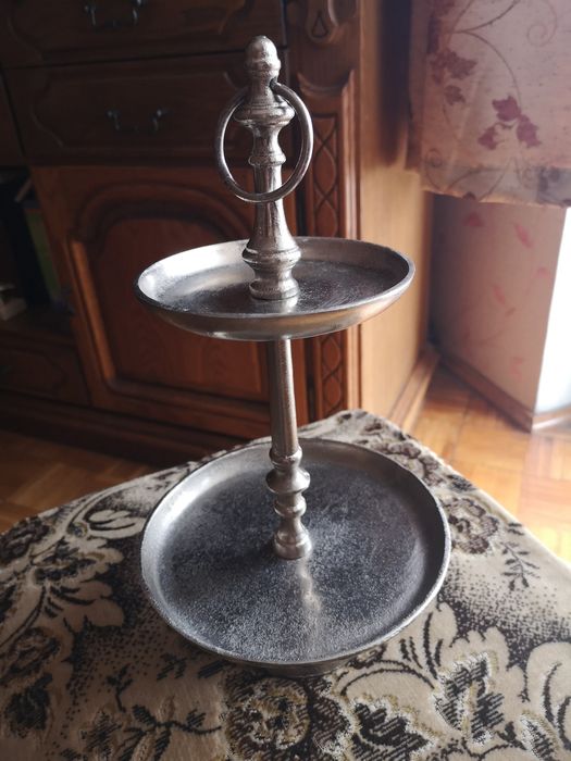 Patera aluminiowa dwupiętrowa