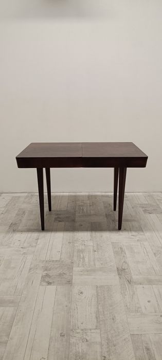 stół vintage do salonu Tatra Czechosłowacja lata 60-te orzech design