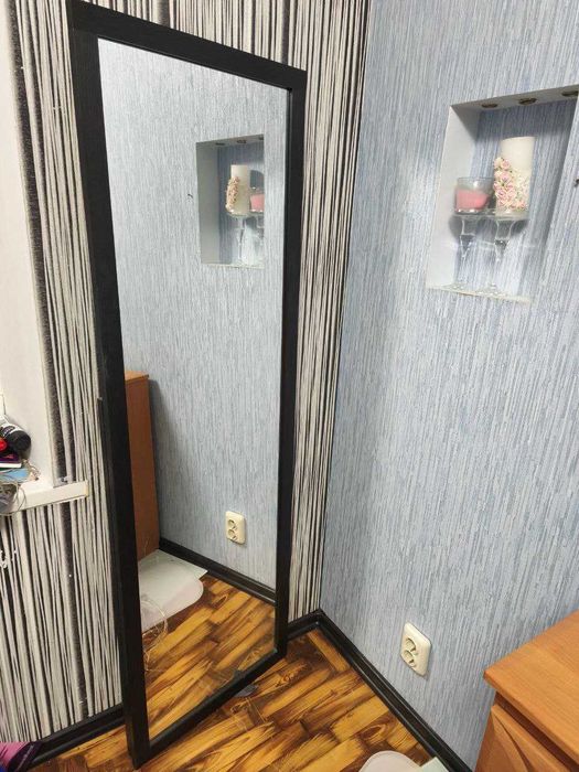 Зеркало напольное дзеркало підлогове на ніжці в раме на пол 162*52