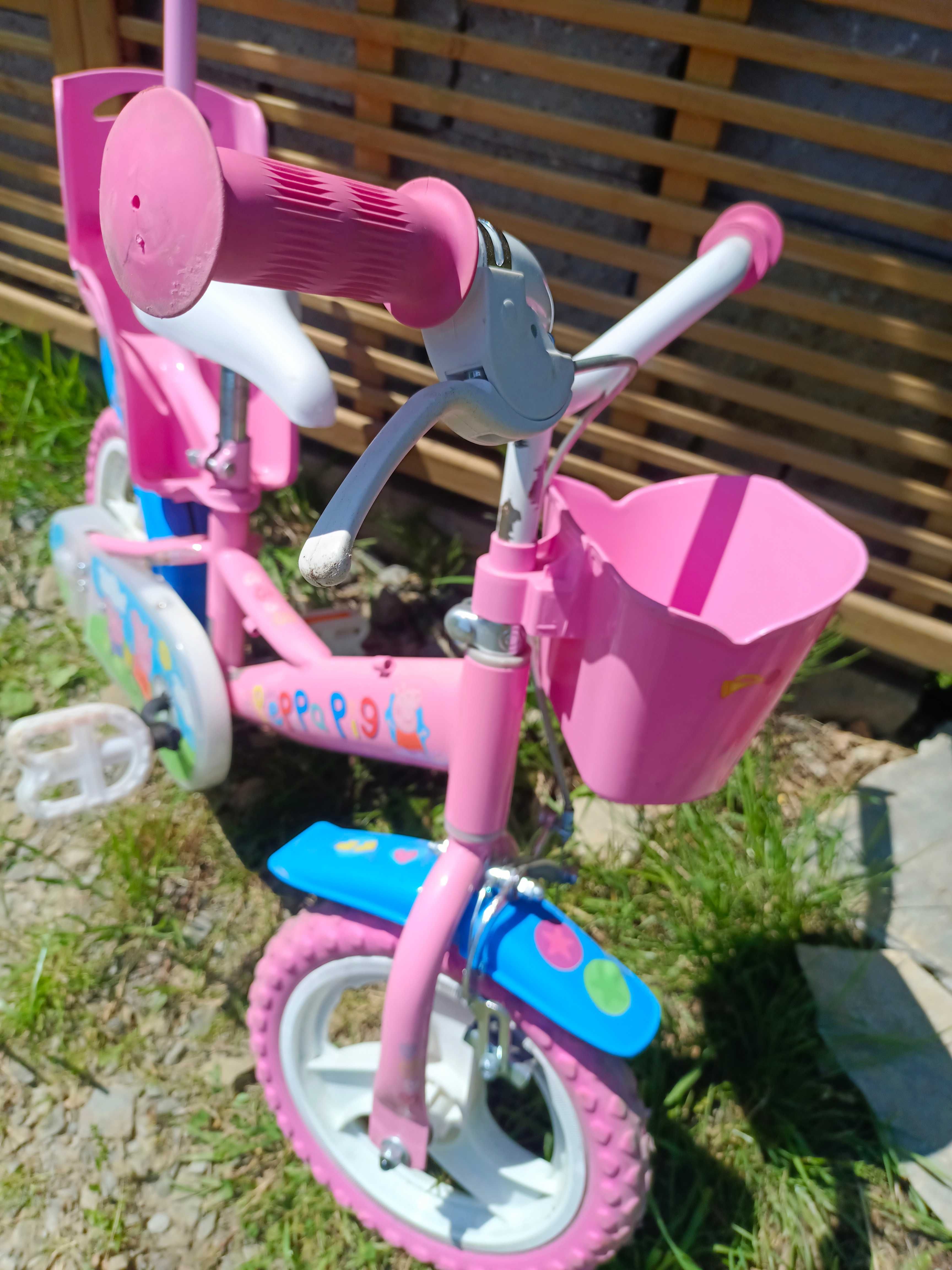 Rowerek 12 cali Peppa kółka boczne