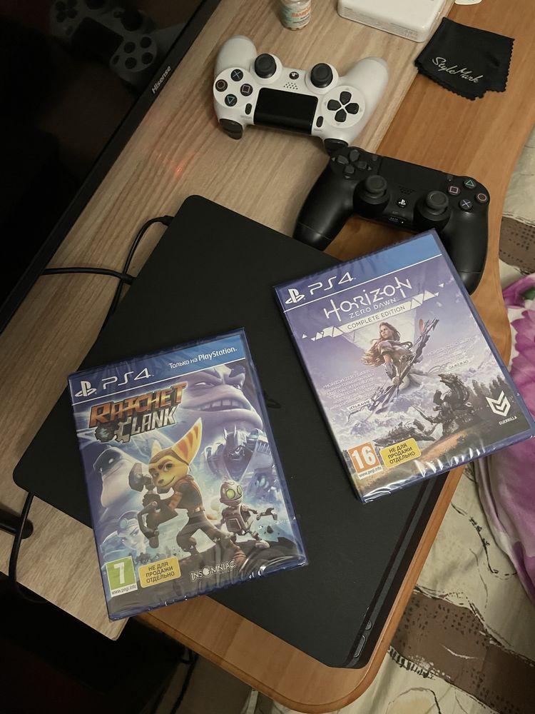 Ps 4 slim 1tb + 6 ігор