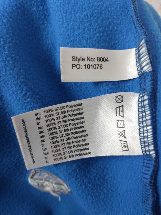 Snickers AllroundWork 37.5 Kurtka Polarowa Bluza Robocza Męska Roz S