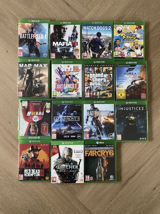 Xbox One 500Gb + Kinect + 15 gier